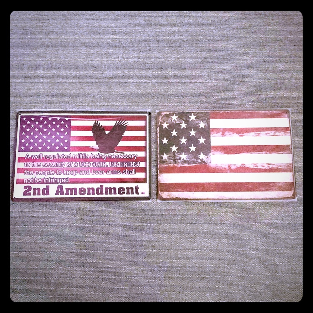 American Flags Retro Tin Signs